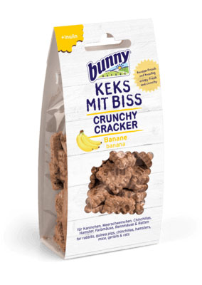 Λιχουδιά Bunny Nature Crunchy Cracker με Μπανάνα 50gr