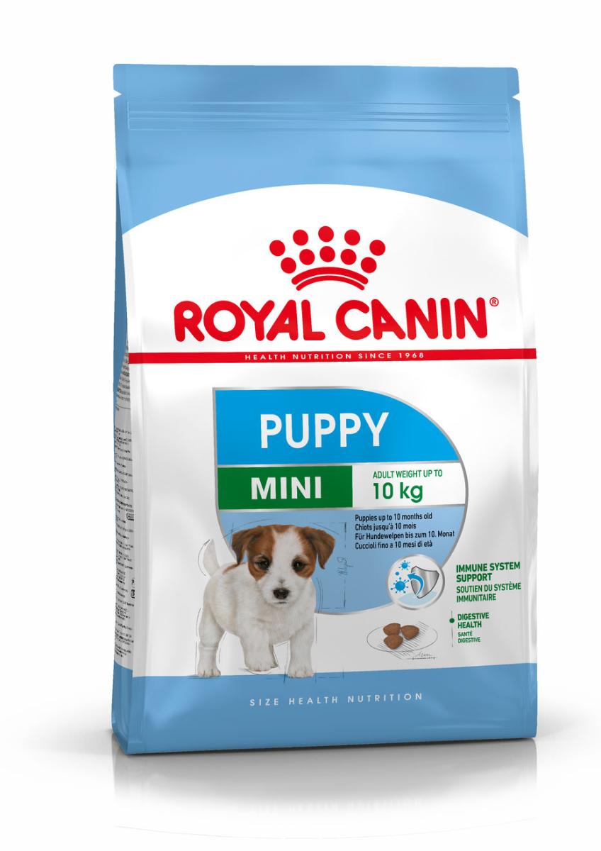 Ξηρά Τροφή Royal Canin Mini Puppy για Κουτάβια Μικρόσωμων Φυλών (Σωματικού Βάρους Ενήλικα έως 10 Κιλά) 4Kgr