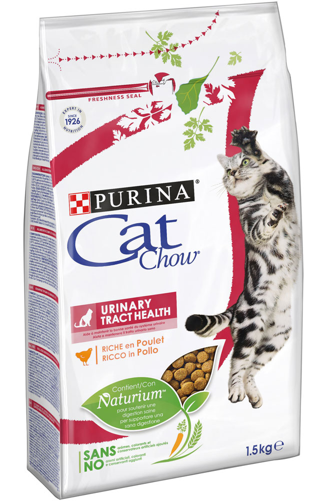 Ξηρά Τροφή Purina Cat Chow Urinary Tract Health Mε Ειδική Φόρμουλα για την Υγεία του Ουροποιητικού Συστήματος Πλούσια σε Κοτόπουλο 1.5Kg