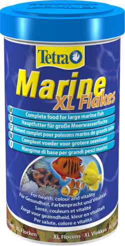 Πλήρης Τροφή για Θαλασσινά Ψάρια Tetra Marine XL Flakes 500ml/80gr