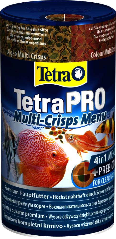 Πλήρης Τροφή για Τροπικά Ψάρια Tetra Pro Multi-Crisps Menu 250ml/64gr