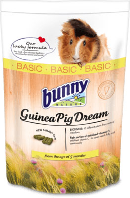 Τροφή για Ινδικά Χοιρίδια Bunny Nature Guinea Pig Dream Basic 1.5kgr