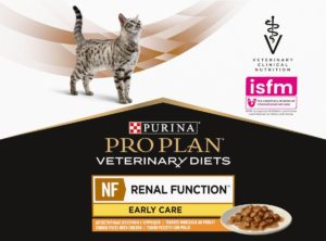 Υγρή Τροφή Purina Nf Renal Function Early Care Επιστημονικά σχεδιασμένη για ενήλικες γάτες με νεφρική νόσο σε αρχικό στάδιο σε Φακελάκι με Κομματάκια Κοτόπουλου και Σάλτσα 85gr