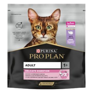 Ξηρά Τροφή Purina Pro Plan Delicate για την υγεία των νεφρών σε ενήλικες γάτες με ευαίσθητη πέψη Γαλοπούλα 400gr