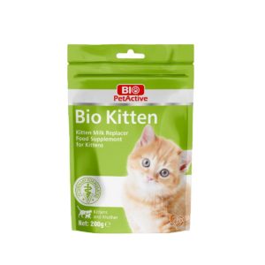 Bio PetActive Kitten Milk Replacer Συμπληρωματική Τροφή για Γατάκια που Απογαλακτίστηκαν Πρόωρα, 200gr