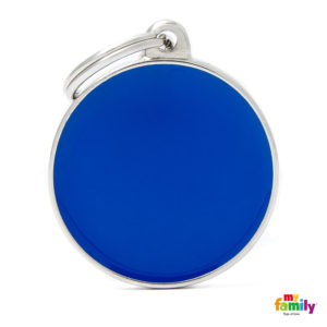 Ταυτότητα My Family Basichand σε Σχήμα Κύκλου, Μπλε - Large