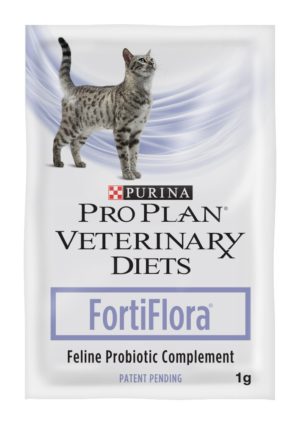 Purina Proplan Veterinary Diets Fortiflora Προβιοτικο Συμπλήρωμα Διατροφής που βοηθά στην υποστήριξη της υγείας και της ισορροπίας του εντέρου της γατας σας Economy Pack (5 Τεμ. x 1gr)