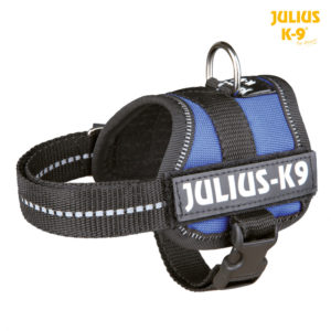Σαμαράκι Trixie Julius K9 Powerharness Baby 1 Mini, Διαστάσεων: 33 έως 45 cm/18 mm, 2XS - Μπλε