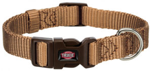 Περιλαίμιο Trixie Premium Διαστάσεων:40 έως 65cm/25mm, Large/Extra Large Σκούρο Μπεζ