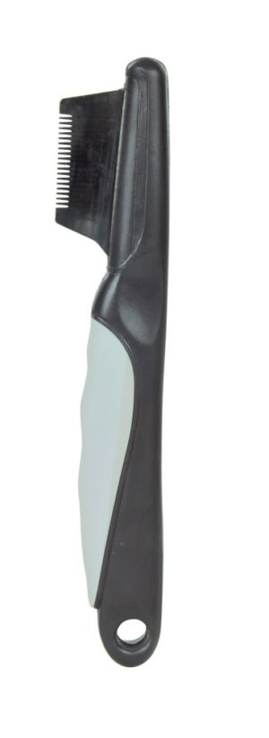 Μαχαιράκι Κουρέματος Trixie Trimming Πυκνό Knife Fine, 19cm Ειδικό για το τρίψιμο της κεφαλής και της περιοχής του αυτιού.