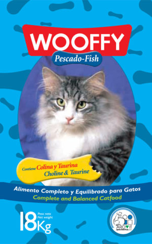 Ξηρά Τροφή Wooffy Cat Pescado 18kg