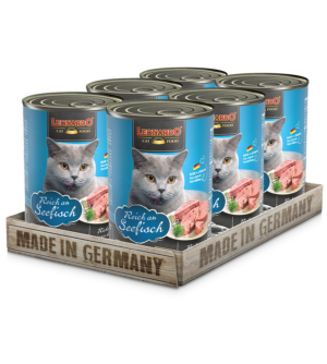 Υγρή Τροφή Leonardo Ocean Fish Εκλεπτυσμένο πατέ για γάτες με ψαριά ωκεανού Economy Pack 6 Τεμ. x 400gr