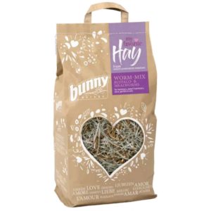 Χόρτο Bunny Nature με Μείγμα Σκουληκιών Βουβαλιού & Αλευροσκούληκο για Κουνέλια Νάνους & Τρωκτικά 100gr
