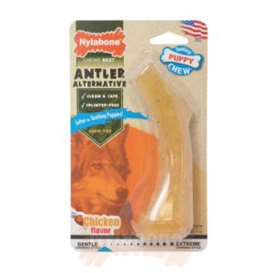 Κόκκαλο Nylabone Puppy Antler για Κουτάβια με Γεύση Κοτόπουλο Extra Small