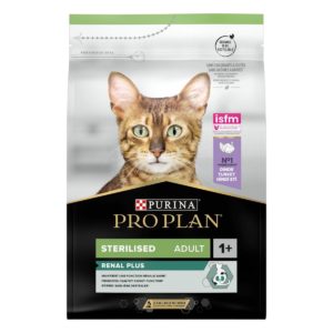 Ξηρά Τροφή Purina Pro Plan Sterilised Renal Plus Cat Γαλοπούλα 3kg