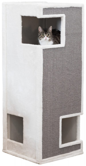 Ονυχοδρόμιο Trixie Gerardo Πύργος, Διαστάσεων: 100x38x38cm, Λευκό/Γκρι