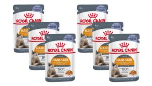 Φακελάκι Royal Canin Hair & Skin Care Jelly Ψιλοκομμένες Φέτες σε Ζελέ για την Υποστήριξη του Υγιούς Δέρματος και Τριχώματος Economy Pack 6 Τεμ. x 85gr