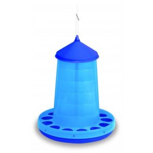 Πλαστική Ταΐστρα Πουλερικών Copele Χωρίς Βάση, Μπλε Χωρητικότητας:16kg, Διαστάσεις:46x55 H cm
