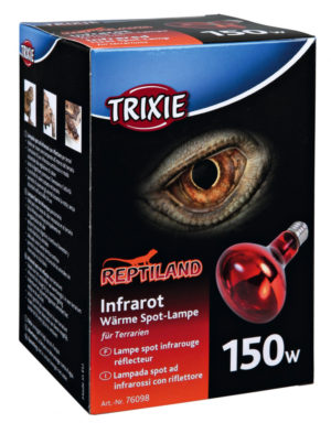 Trixie Λάμπα Υπέρυθρων Κόκκινη για Ερπετά Διαστάσεων:95x130mm, Απόδοση: 150W