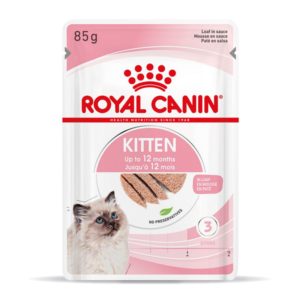 Φακελάκι Royal Canin F.Wet Kitten Loaf για Γατάκια σε Ψιλοκομμένες Φέτες Πατέ 85gr