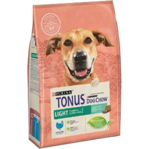 Ξηρή Τροφή Purina Tonus/Dog Chow Light Dog για υπέρβαρους ενήλικους σκύλους Πλούσια σε Γαλοπούλα 2,5kg