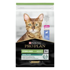Ξηρά Τροφή Purina Pro Plan Sterilised Renal Plus Cat για Ενήλικες Στειρωμένες Γάτες Πλούσια σε Κουνέλι 10kg