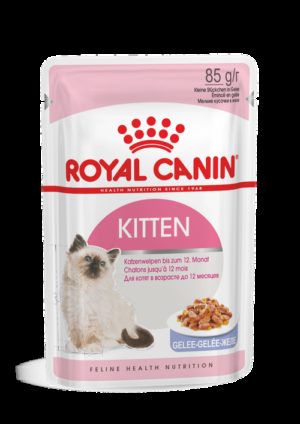 Φακελάκι Royal Canin F.Wet Kitten Jelly για Γατάκια Ψιλοκομμένες Φέτες σε Ζελέ 85gr