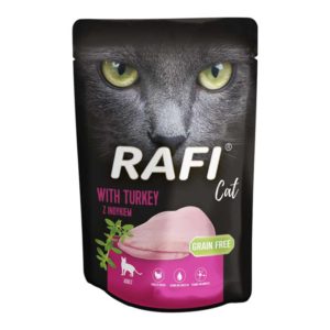 Υγρή Τροφή σε Φακελάκι Dolina Rafi Cat Adult Πατέ Γαλοπούλα για Γάτες όλων των Φυλών Grain Free (Χωρίς Σιτηρά) 100gr