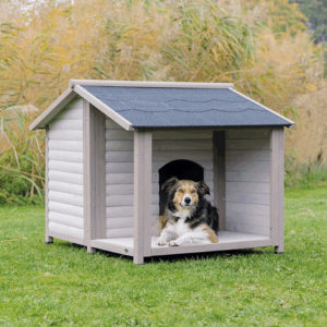 Σπίτι Σκύλου Trixie Natura Lodge, Διαστάσεων:130x100x105cm, Medium/Large Γκρι