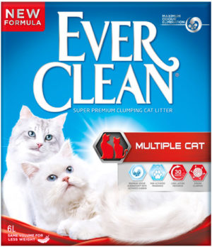Άμμος Ever Clean Multiple Clumping Cat Litter Αρωματική Multiple 6Lt
