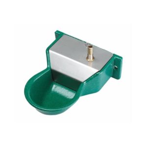 Αυτόματη Ποτίστρα Τοίχου Copele Σταθερής Στάθμης Νερού Από Αλουμίνιο με Κάθετη Βαλβίδα Small Διαστάσεων:10x18x6cm, Χρώμα:Πράσινο