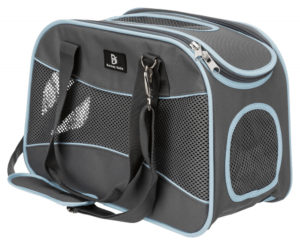 Τσάντα για τη μεταφορά κατοικίδιου με μέγιστο βάρος έως 8 kg Trixie Alison, Διαστάσεων:20x29x43cm Γκρι/Μπλε