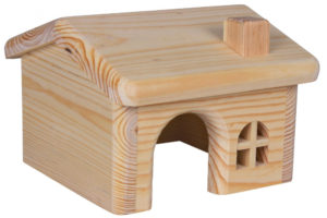 Ξύλινο Σπίτι Trixie για Τρωκτικά, Διαστάσεων:15x11x15cm Κατάλληλο για ποντίκια και χάμστερ