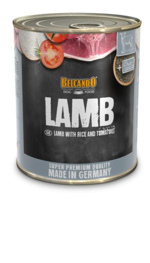 Υγρή Τροφή Belcando Grain Free Lamb Πατέ Χωρίς Σιτηρά Αρνιού με Ρύζι & Ντομάτα 800 gr