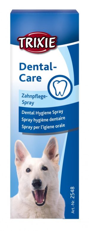Σπρέι Οδοντικής Υγιεινής Trixie 50 ml Βοηθά στον καθαρισμό και τη φροντίδα των δοντιών.