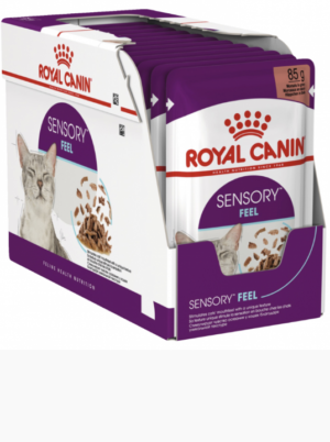 Φακελάκι Royal Canin Sensory Feel Gravy Κομματάκια σε Σάλτσα, Economy Pack 6 Τεμ. x 85gr