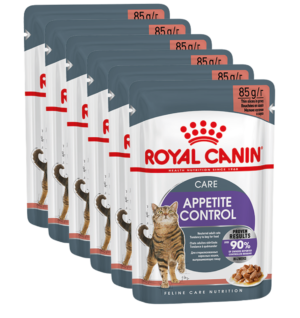 Φακελάκι Royal Canin Appetite Control Care Gravy Κομματάκια σε Σάλτσα Economy Pack 6 Τεμ. x 85gr