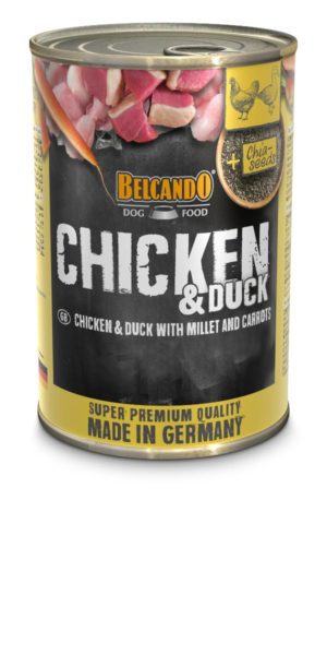 Υγρή Τροφή Belcando Grain Free Chicken & Duck Πατέ Χωρίς Σιτηρά με Κοτόπουλο & Πάπια 400 gr
