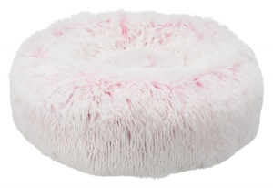 Κρεβατάκι Βελούδινο Trixie Harvey Bed Trixie, Διαμέτρου: 50 cm, Άσπρο/Ροζ