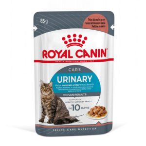 Φακελάκι Royal Canin Urinary Care Gravy Ψιλοκομμένες Φέτες σε Σάλτσα για την Διατήρηση της Υγείας του Ουροποιητικού Συστήματος Economy Pack 6 Τεμ. x 85gr