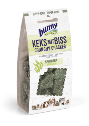 Συμπληρωματική Τροφή Bunny Nature Crunchy Cracker με Σπιρουλίνα 50gr