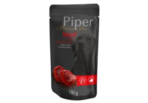 Φακελάκι Piper Platinum Pure Adult Βοδινό & Καστανό Ρύζι, 150gr