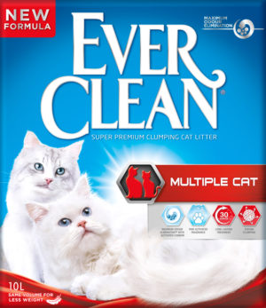 Άμμος Ever Clean Multiple Clumping Cat Litte Αρωματική Multiple 10Lt