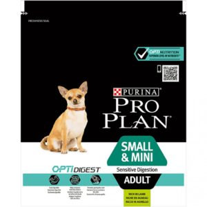 Ξηρά Τροφή Pro Plan Small & Mini Adult Sensitive Digestion για Ενήλικους Σκύλους Μικρόσωμων Φυλών με Ευαισθησία στο Πεπτικό Αρνί και Ρύζι 3Kg