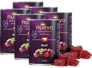 Κονσέρβα Γάτας Nuevo Adult Μοσχάρι Beef Economy Pack 6 Τεμ. x 400gr