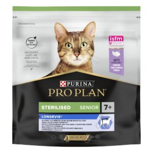 Ξηρά Τροφή Purina Pro Plan Cat Sterilised Adult 7+ Γαλοπούλα 400gr