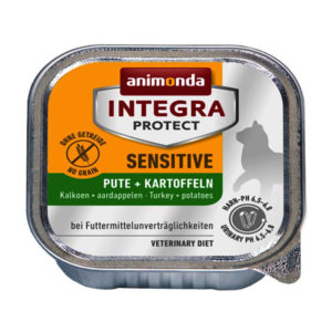 Υγρή Τροφή Γάτας Animonda Integra Protect Sensitive με Γαλοπούλα και Πατάτα Economy Pack 3 Τεμ. x 100gr