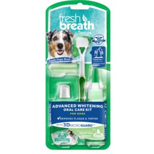 Tropiclean Fresh Breath Advanced Whitening Oral Care Kit Σετ Οδοντικής Υγιεινής Medium/Large