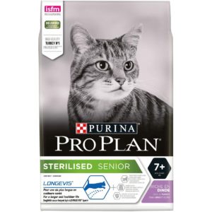 Ξηρά Τροφή Purina Pro Plan Cat Sterilised Adult 7+ Γαλοπούλα 3kgr