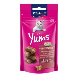 Λιχουδιές για Γάτες Vitakraft Cat Yums με Κρέας & Συκώτι 40gr